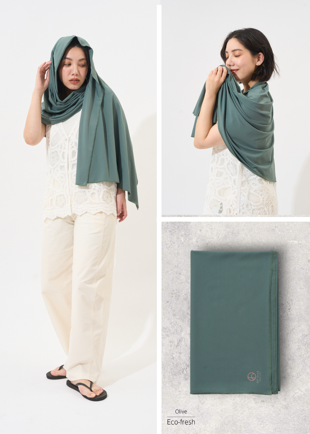 ECO-FRESH Japan-made cooling wrap – powerful evaporative cooling for extreme summer heat