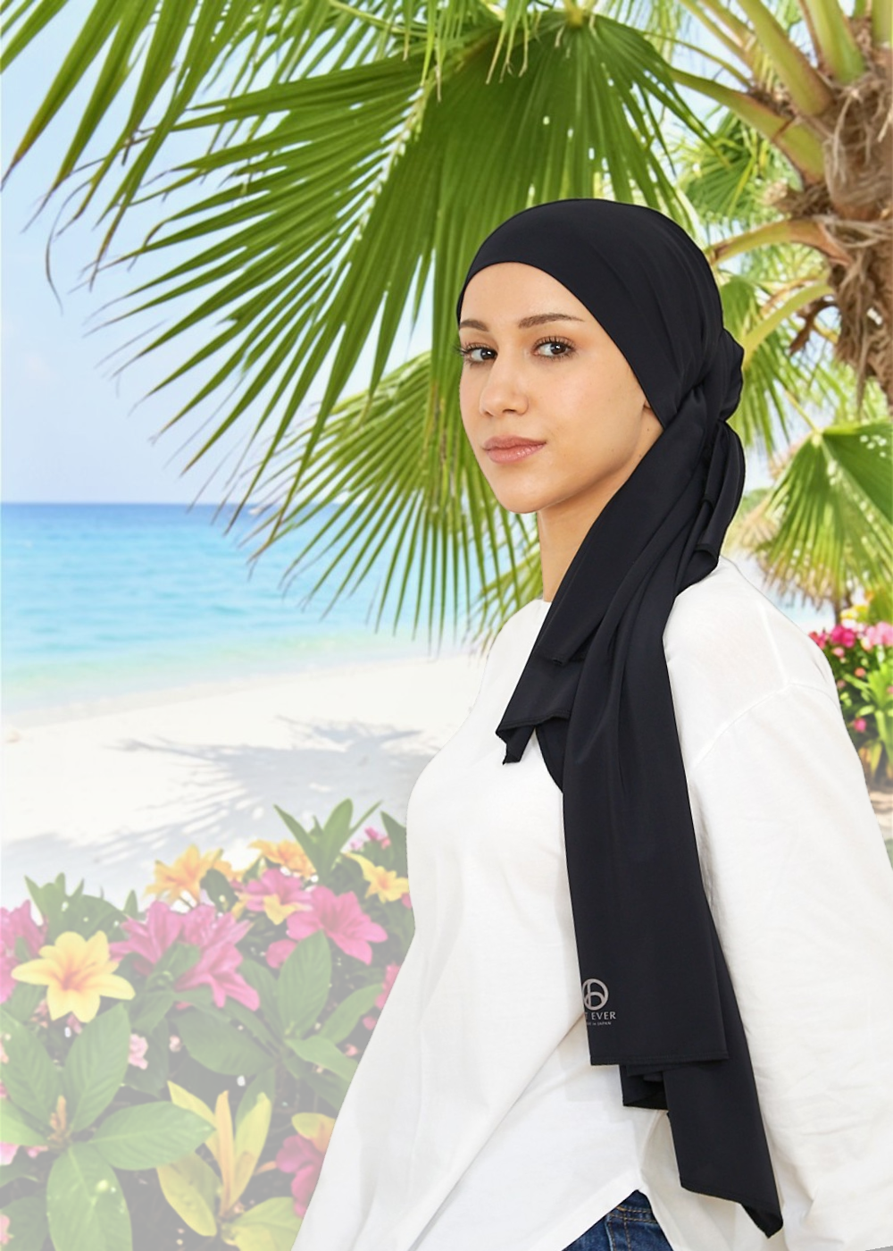 FROST Japan-made cooling scarf – UV protection and instant contact cooling